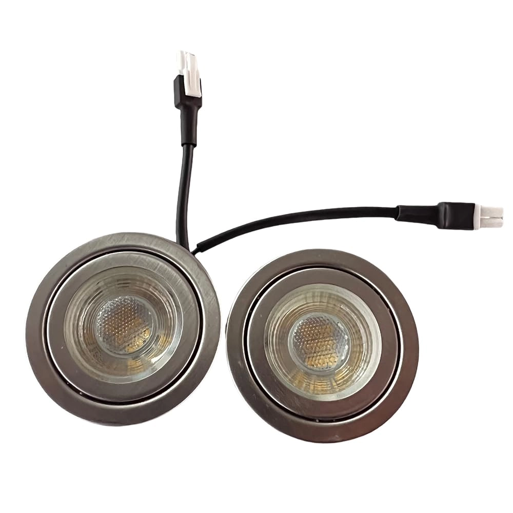 BRANO Range hood - LED Cold Light Round 6500K Black