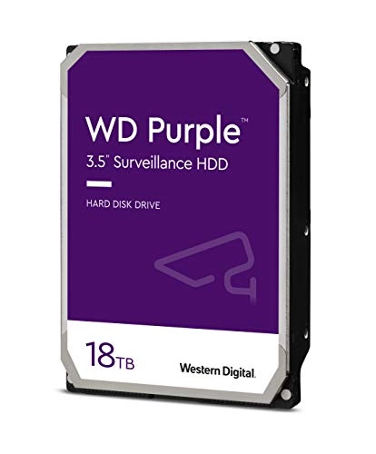 WD Purple 3.5" 7200rpm 256MB SATA 1.5Gb/s (WD180PURZ) - 18TB