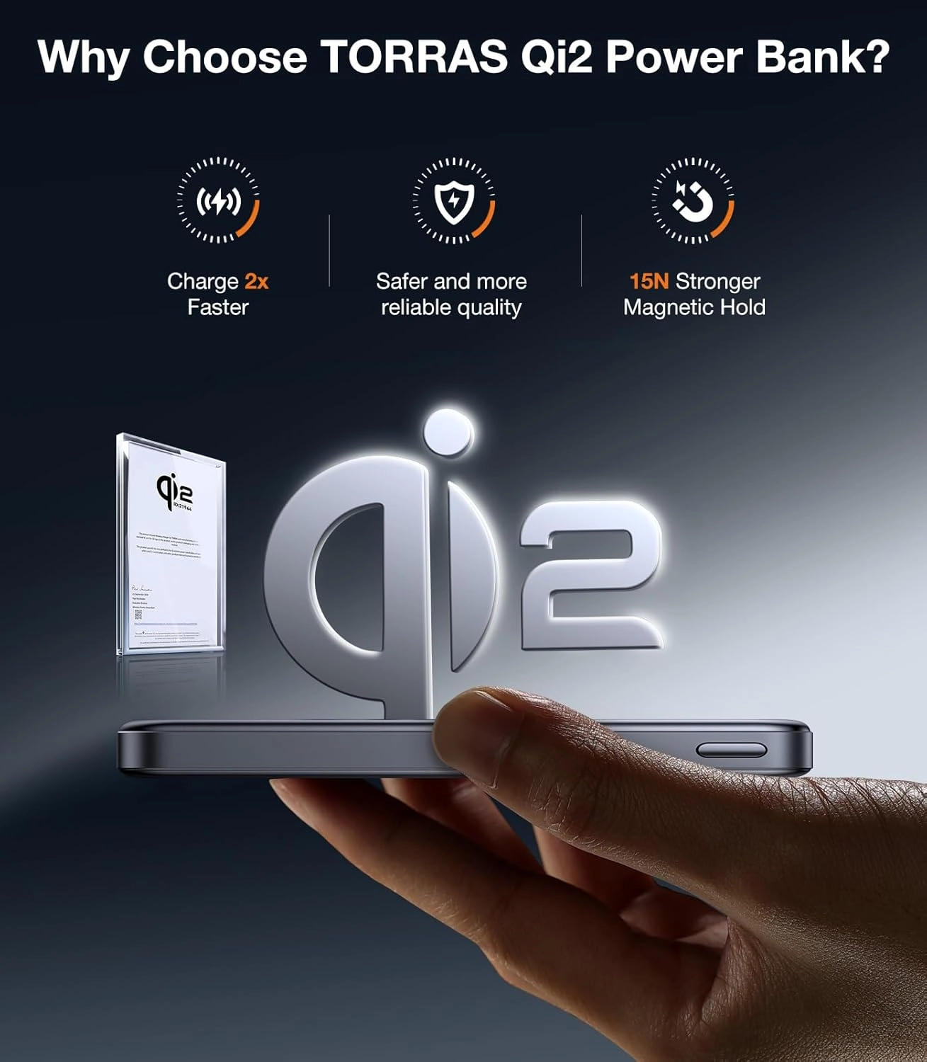 Go-MiniMag Qi 2.0 - 10000mAh 30W Qi2