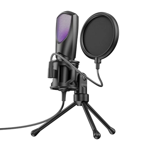 Desktop Condenser USB Microphone RGB