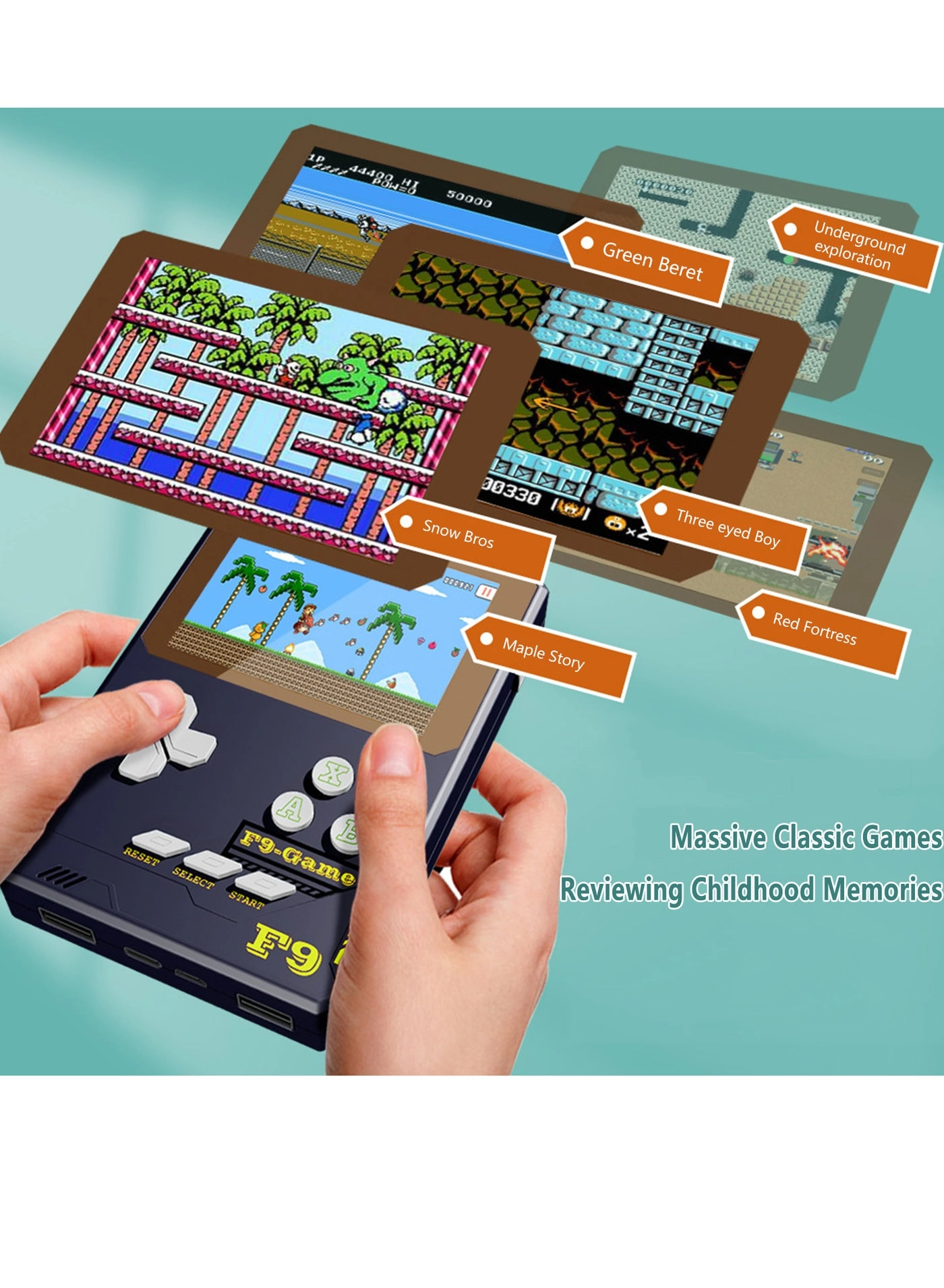 Retro Handheld Game Console