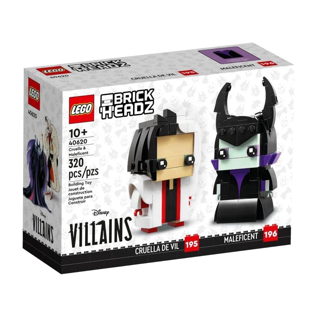 LEGO Brickheadz Cruella and Maleficent (40620) - Multicolored
