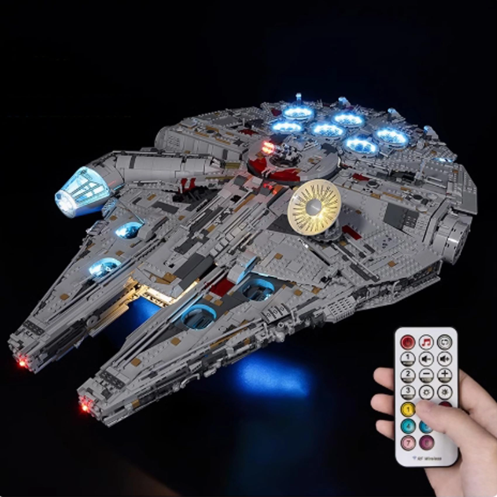 FEIFANBOYANG LED Light Kit - for Lego 75192 Multicolor USB & Battery Powered