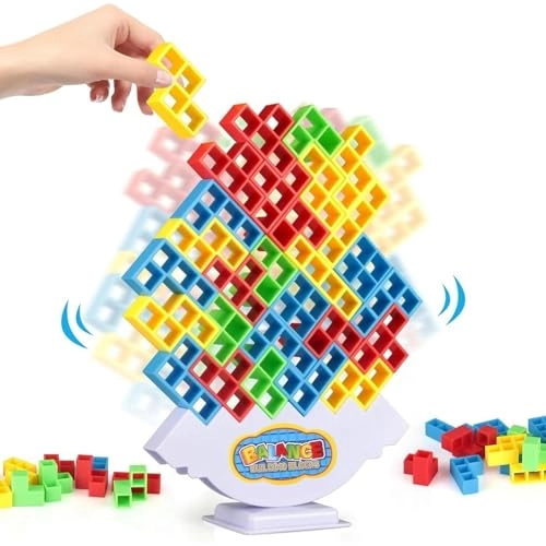Tetra Tower Stack Game - 24 months and up 64 Pcs