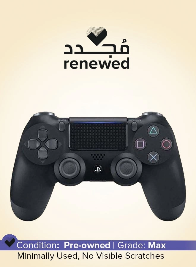 Sony (Renewed) DualShock 4 - Jet Black PlayStation 4 (PS4)