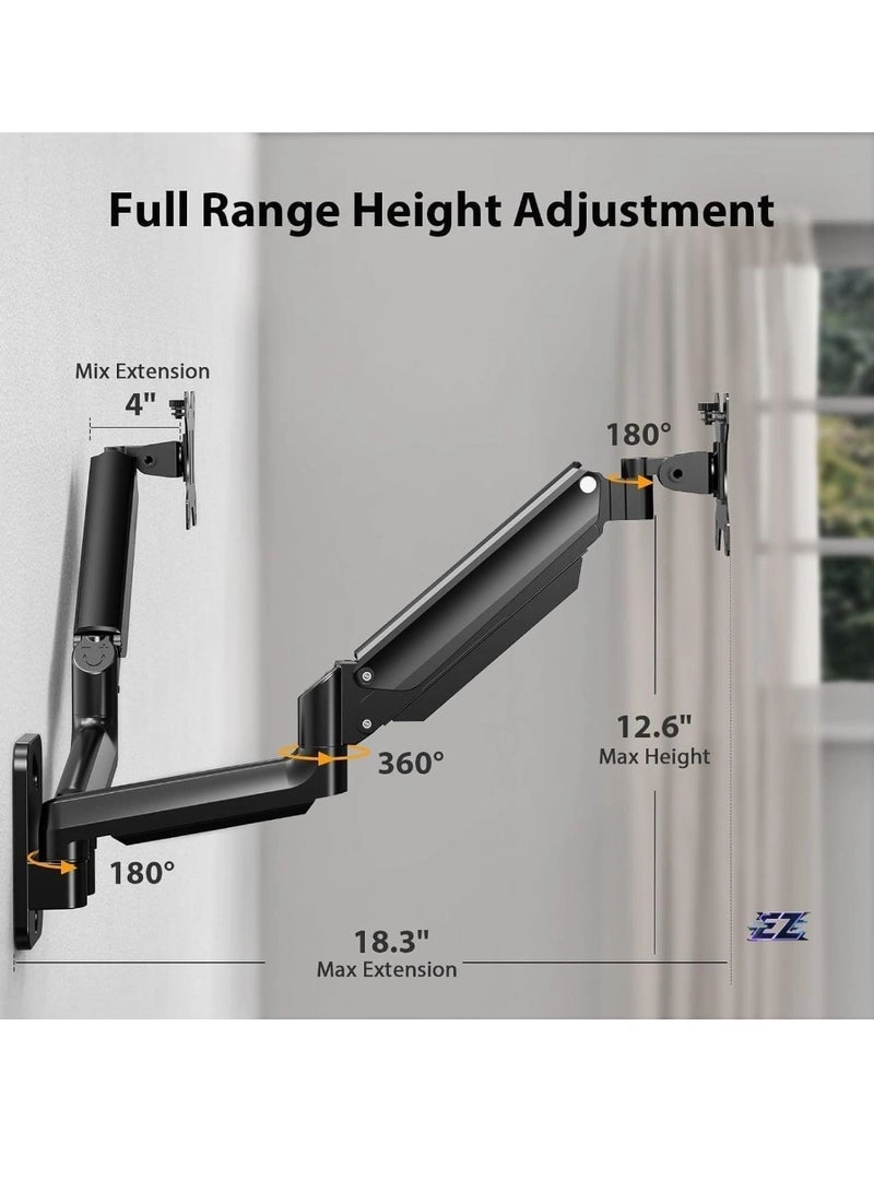 Dual Monitor Wall Mount - 2 17-32 inch 75x75/100x100mm