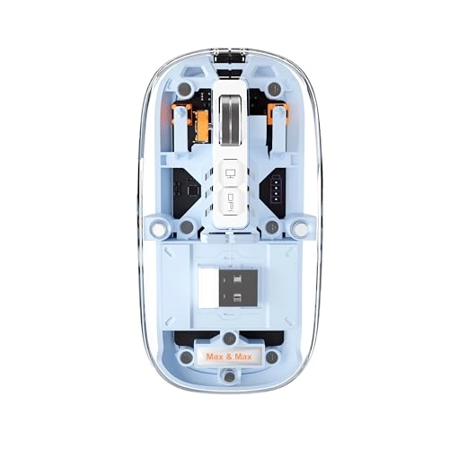 MXM-T901 Transparent Mouse - Wireless