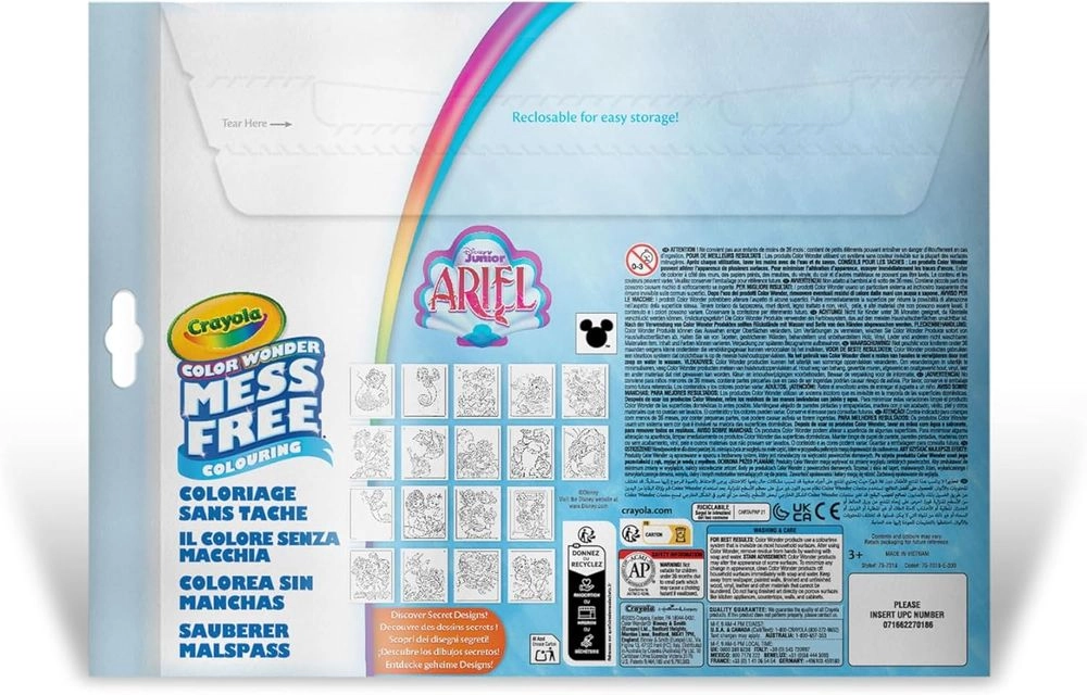 Color Wonder Mess-Free Colouring Set - 22 Pcs 4 Colour Wonder Markers