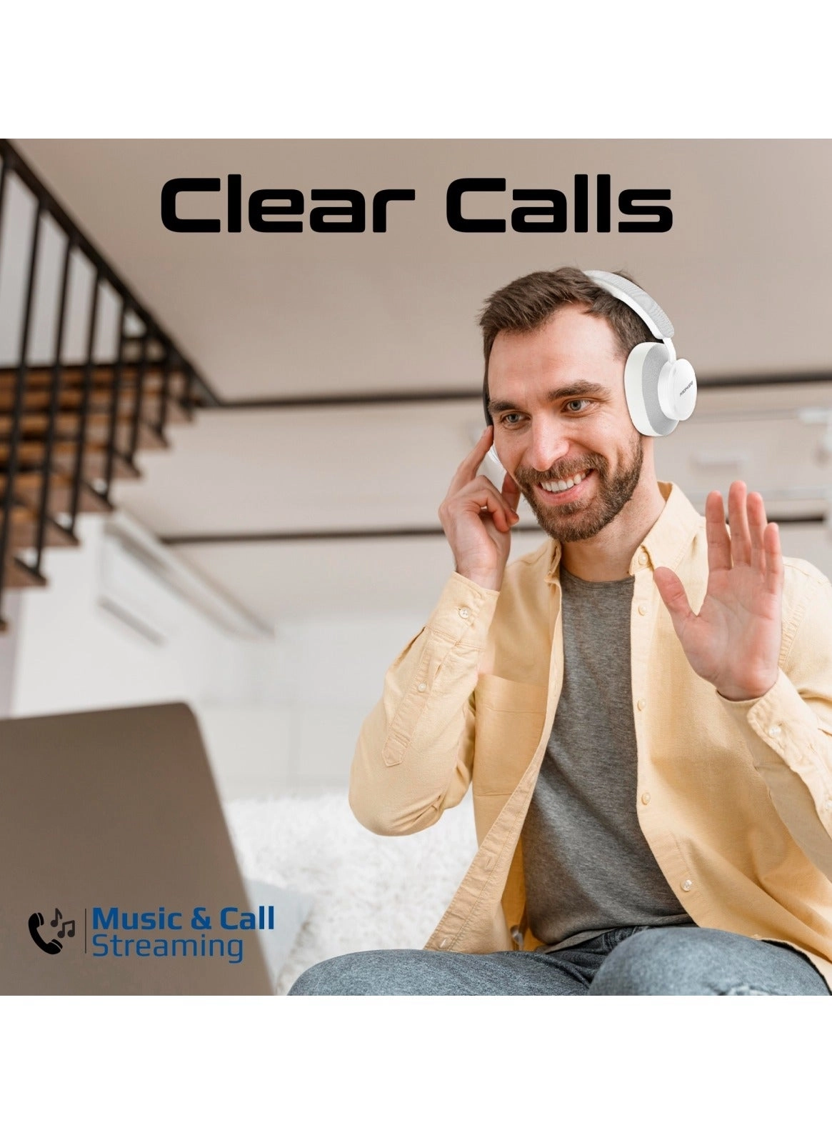 High Fidelity Over-Ear Wireless Headphones Wireless Headphone