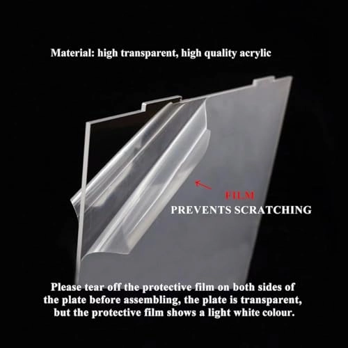 Acrylic display case compatible with Lego 10298 - Transparent 3mm Dustproof