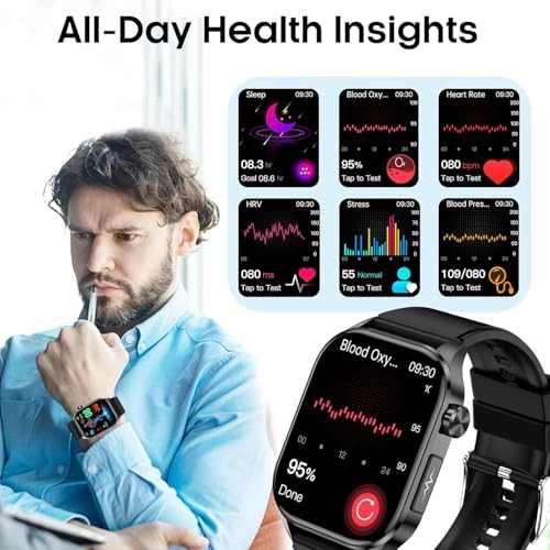 Advanced Health Smartwatch - 64 GB Brown Always-On Display