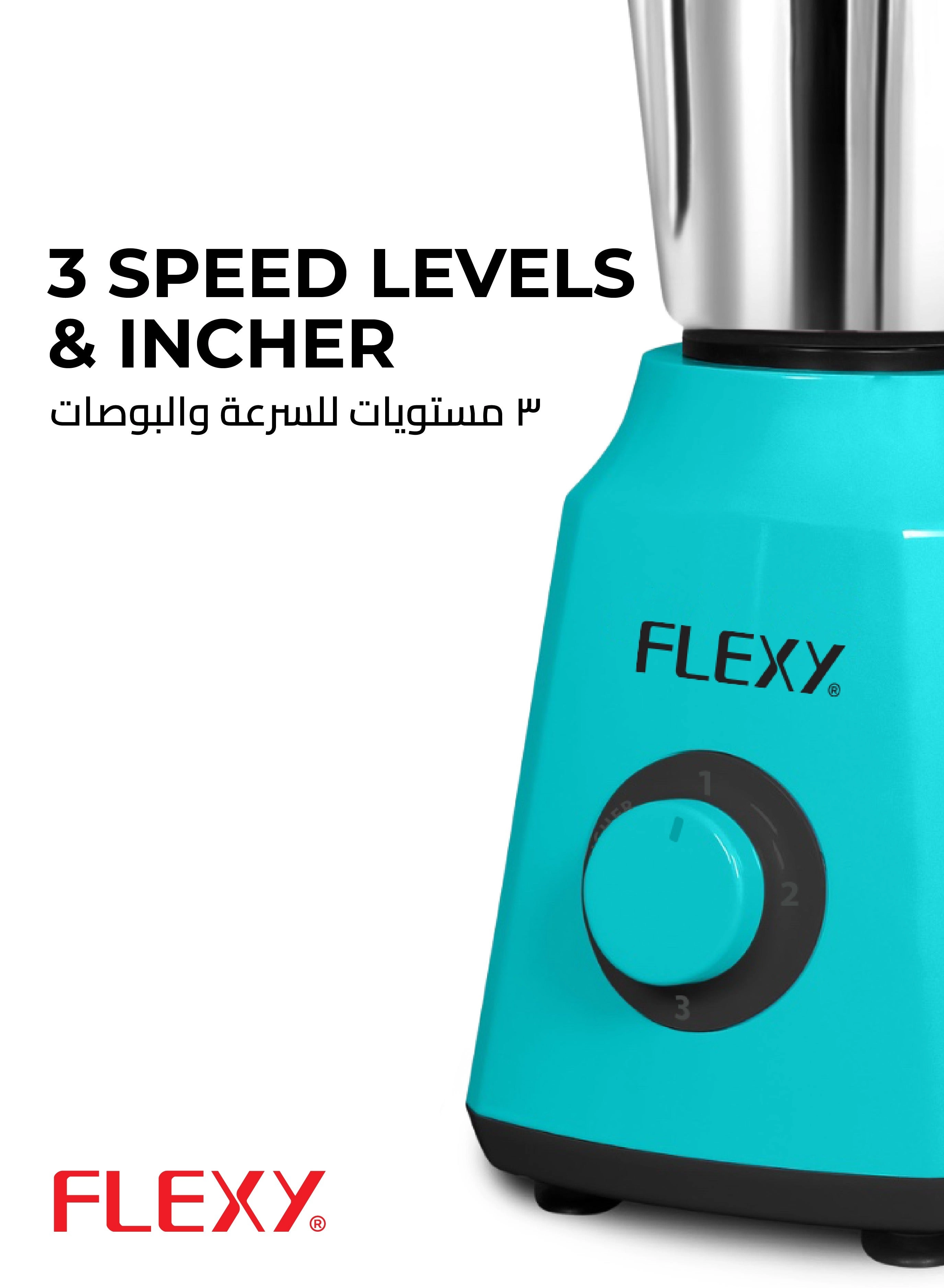 FMG555CR - 2-in-1 mixer grinder stainless steel jars ergonomic grip overload protector