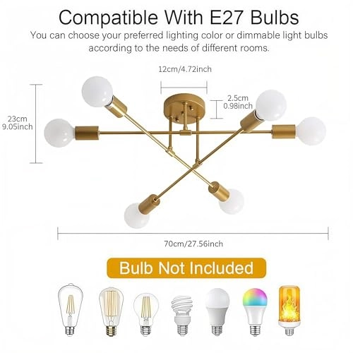 6-Light Ceiling Light