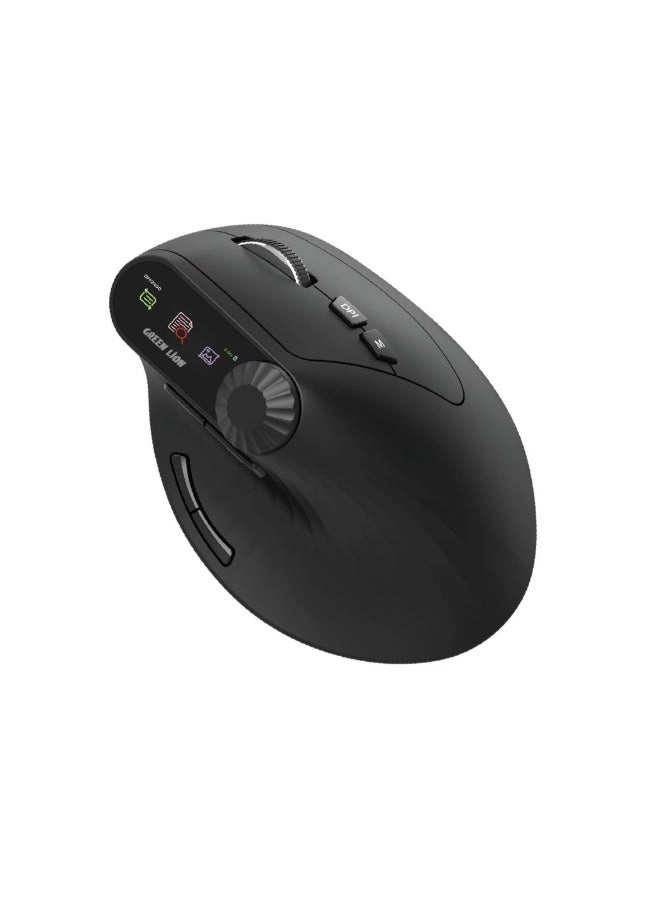 Smart OLED Vertical Mouse - Wireless