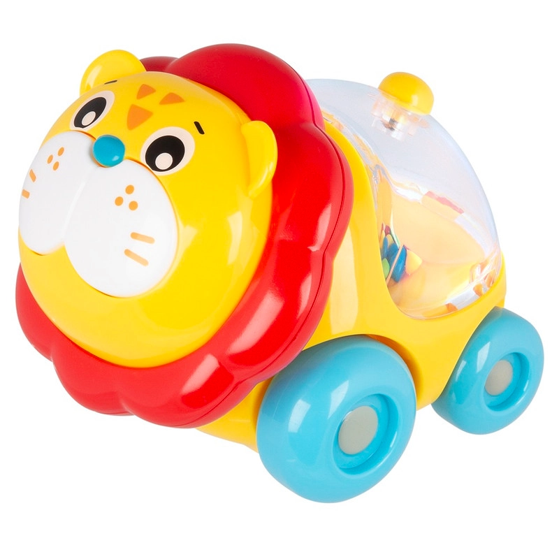Playgro Rattle Racer Roary Lion - Suitable for 9 months & above ABS, PE, Iron 1
