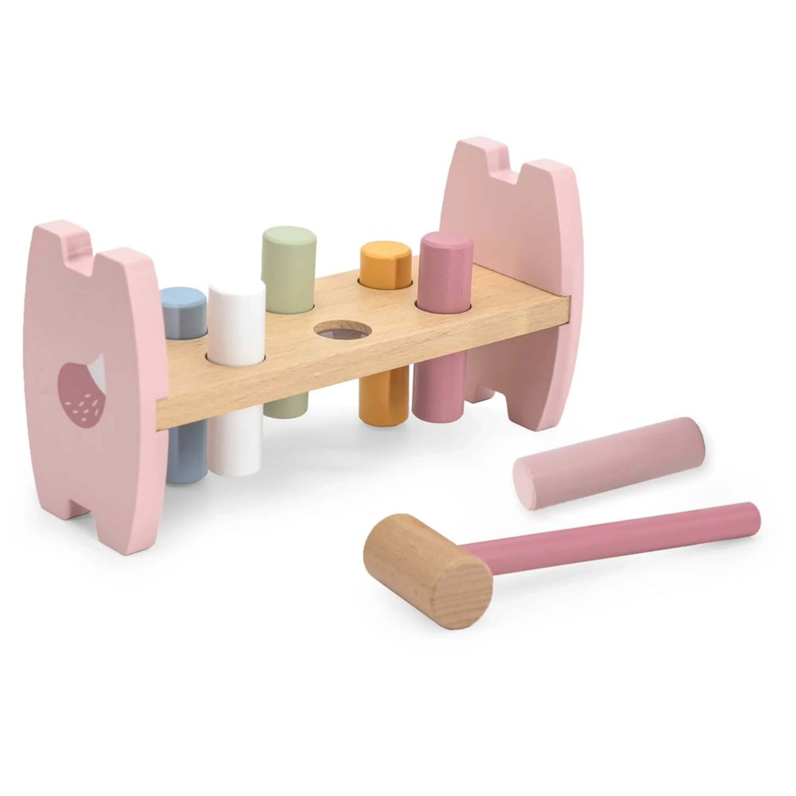 Fox Stacker And Pounding Bench Toy - Suitable for 12 months and above