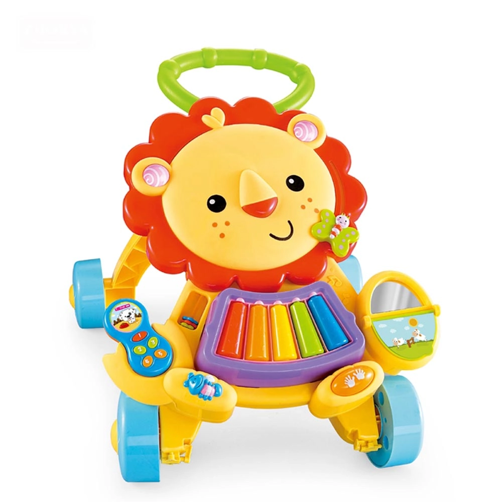 Little Angel Baby Push Learning Walker - Musical Activity Detachable Play Panel