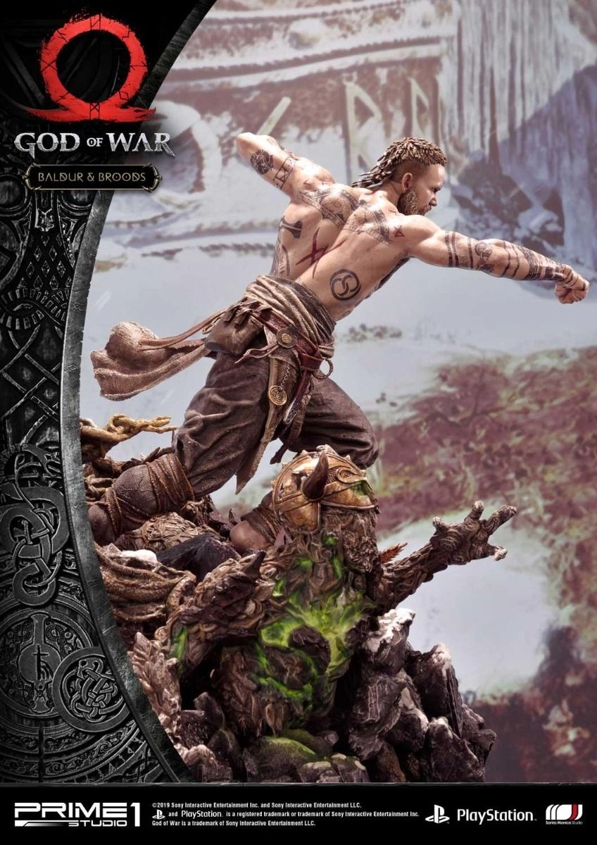 Baldur & Broods Statue - God Of War (62.2 cm)