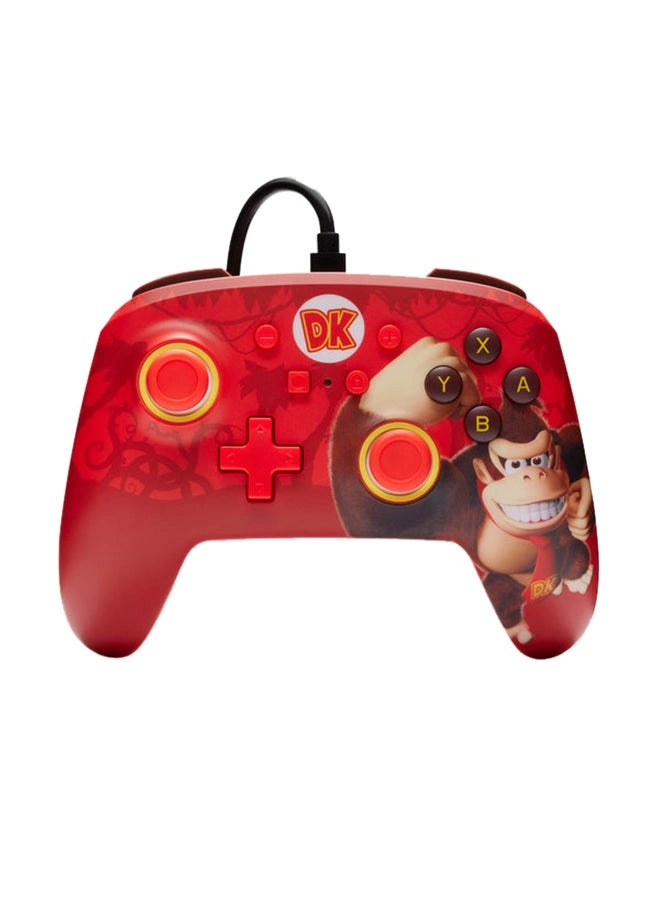 PowerA Nintendo Switch Enhanced Wired Controller Donkey Kong Flex