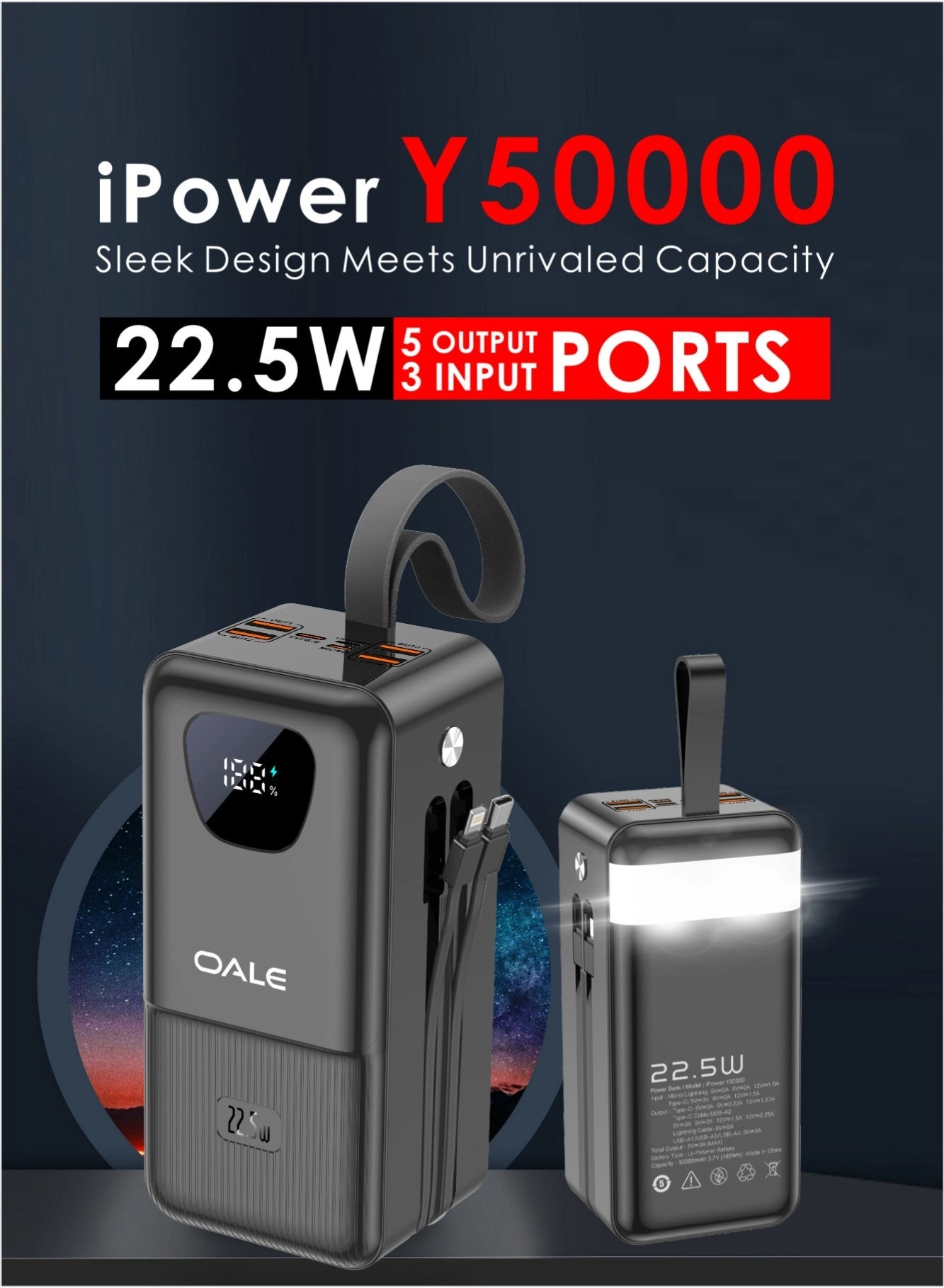 PB-50000 - 50000mAh 22.5W