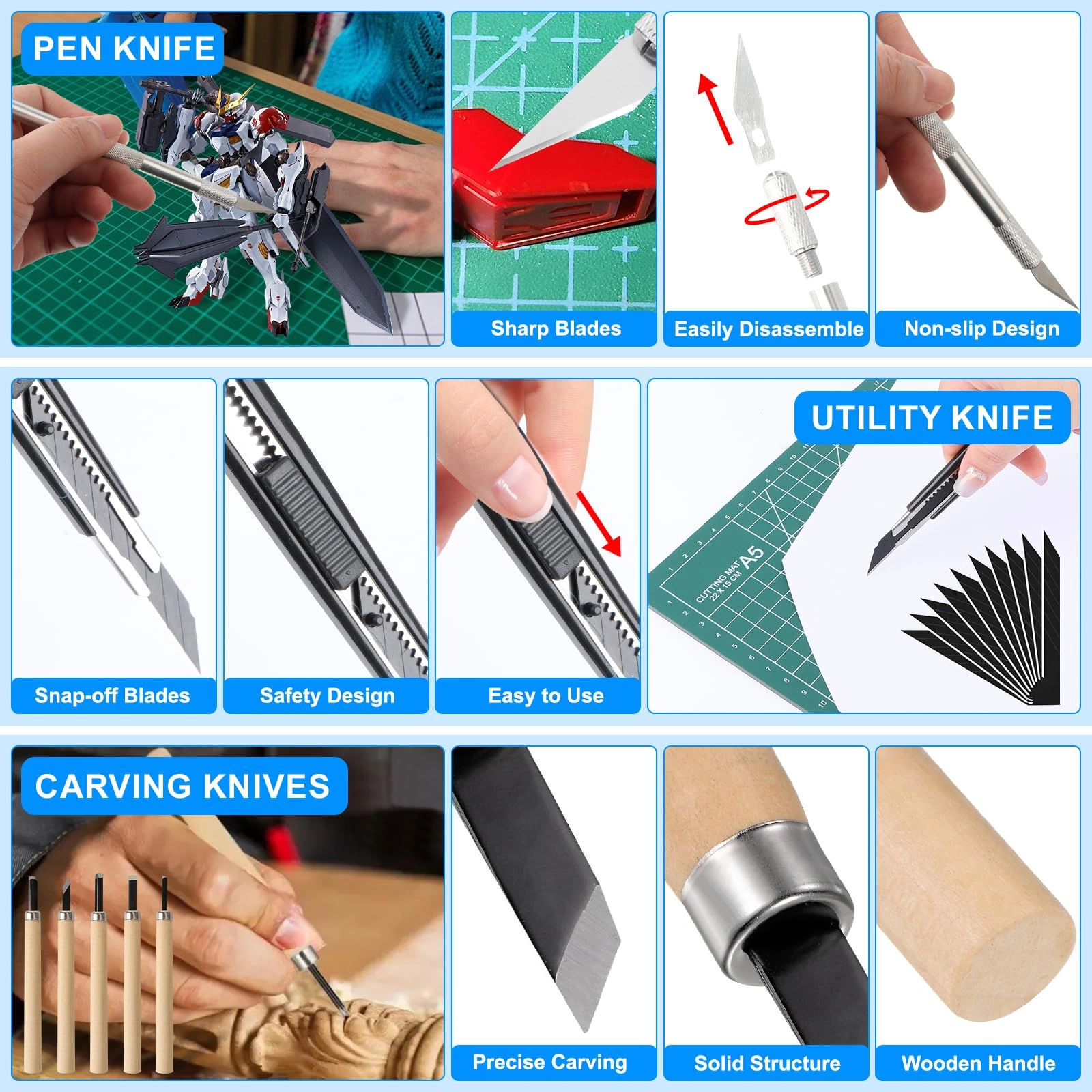 Gundam Model Tools Kit - 85 Pieces