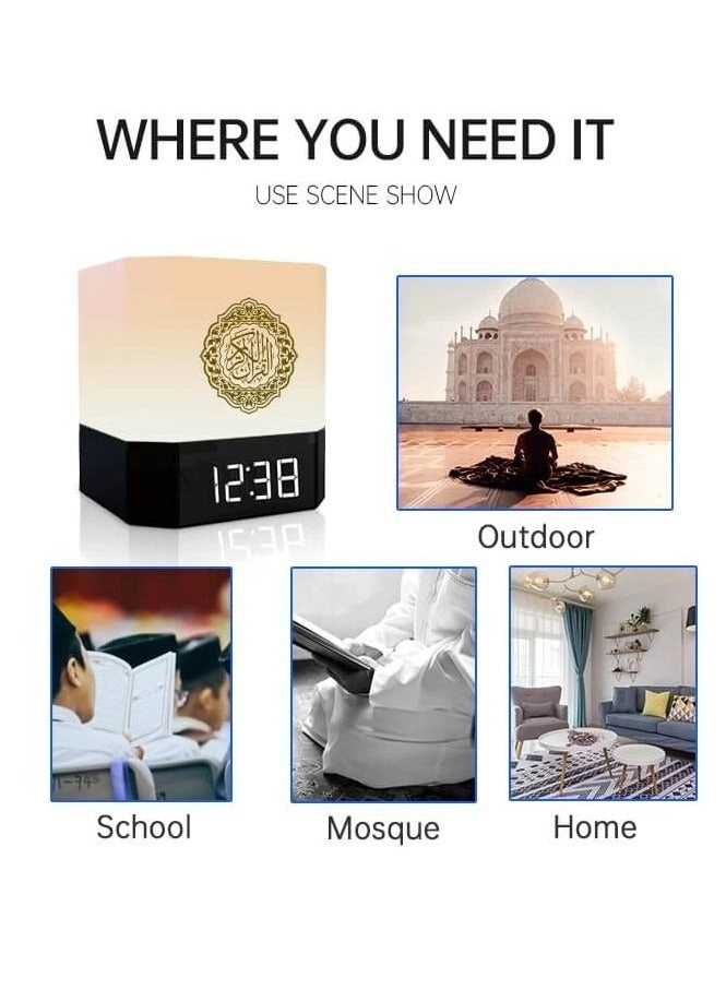Equantu QB303 - Touch Lamp Azan Clock