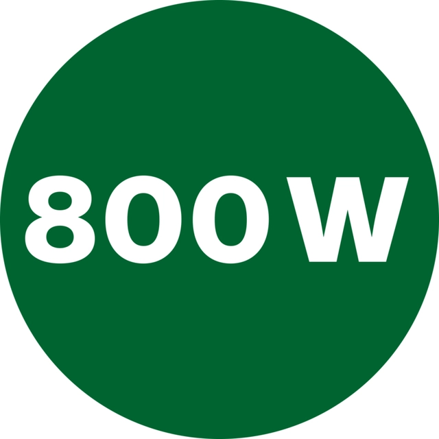 Powerful 800 W motor for great results
