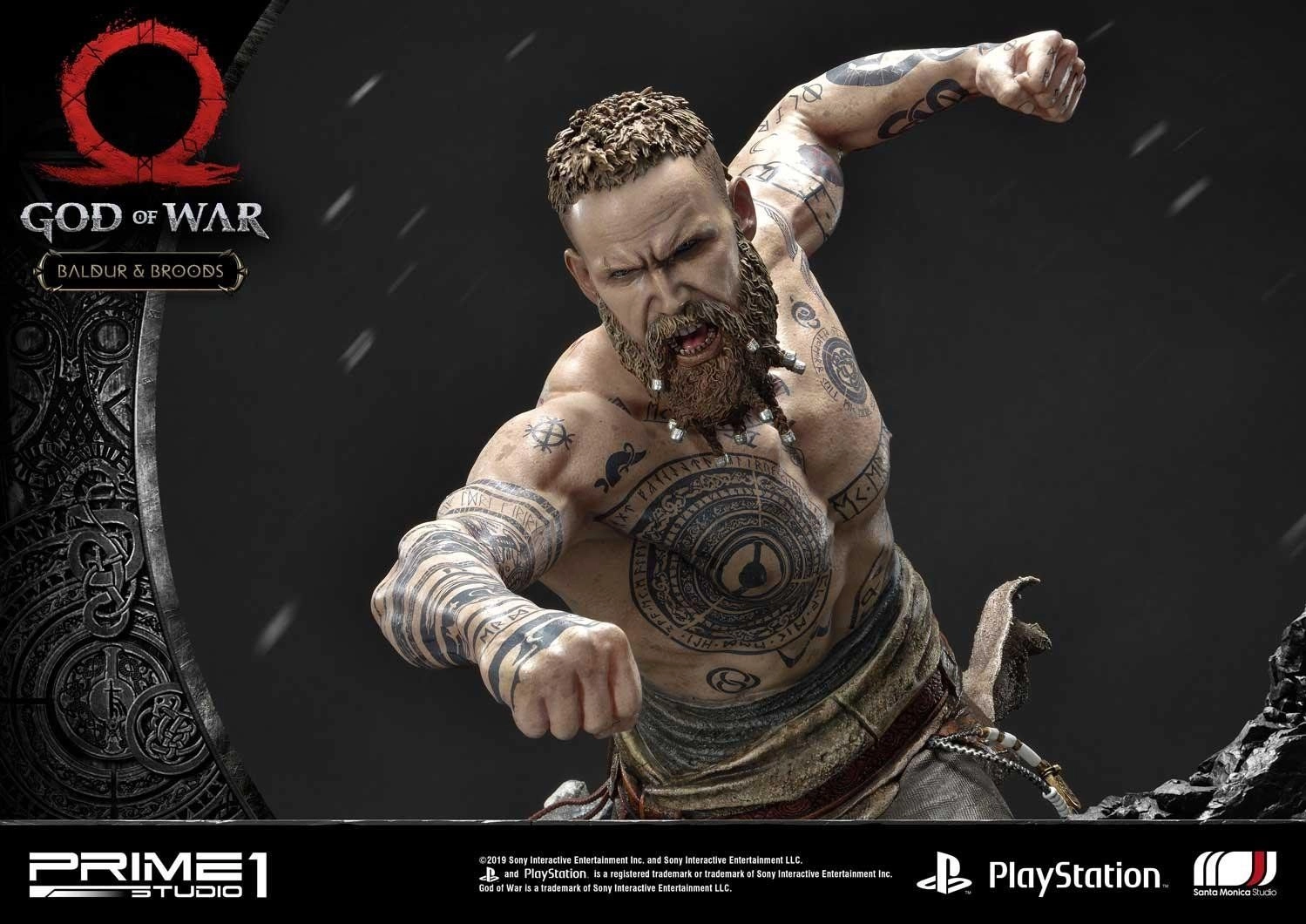 Baldur & Broods Statue - God Of War (62.2 cm)