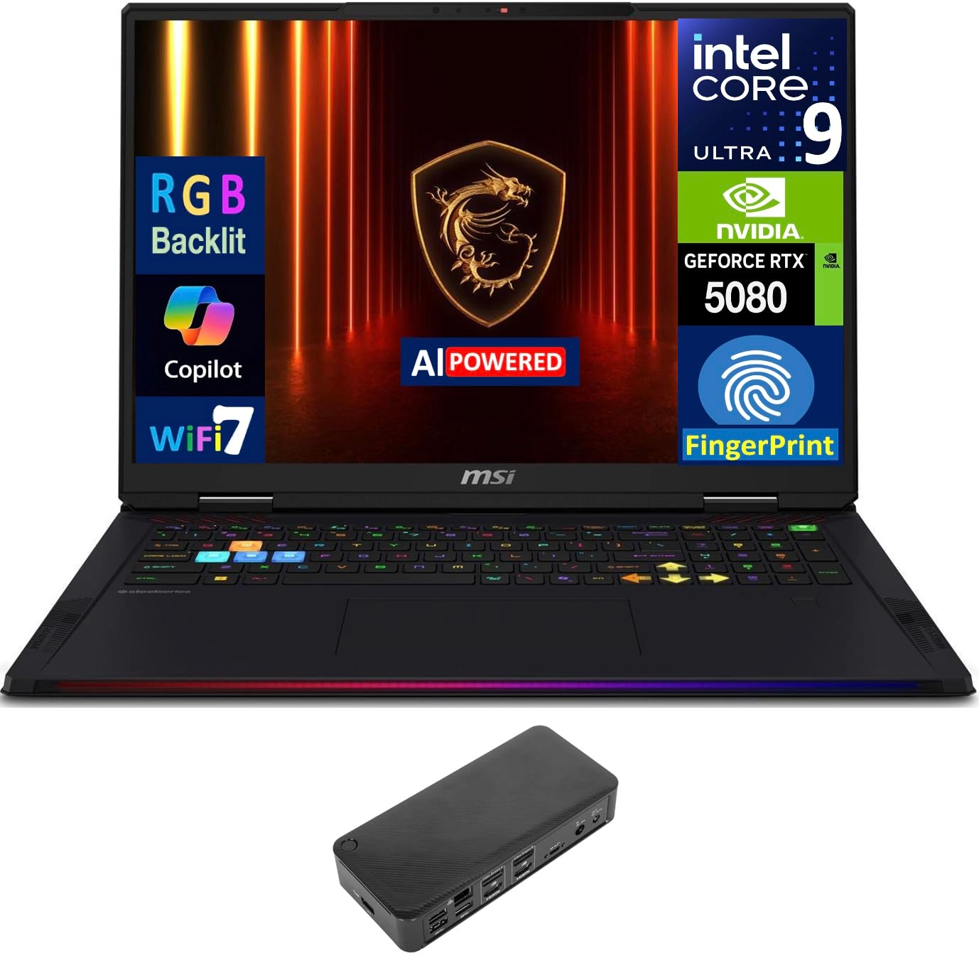 MSI Raider - 18" Ultra 9-285HX 64GB + DV4K - 6X3S6U3