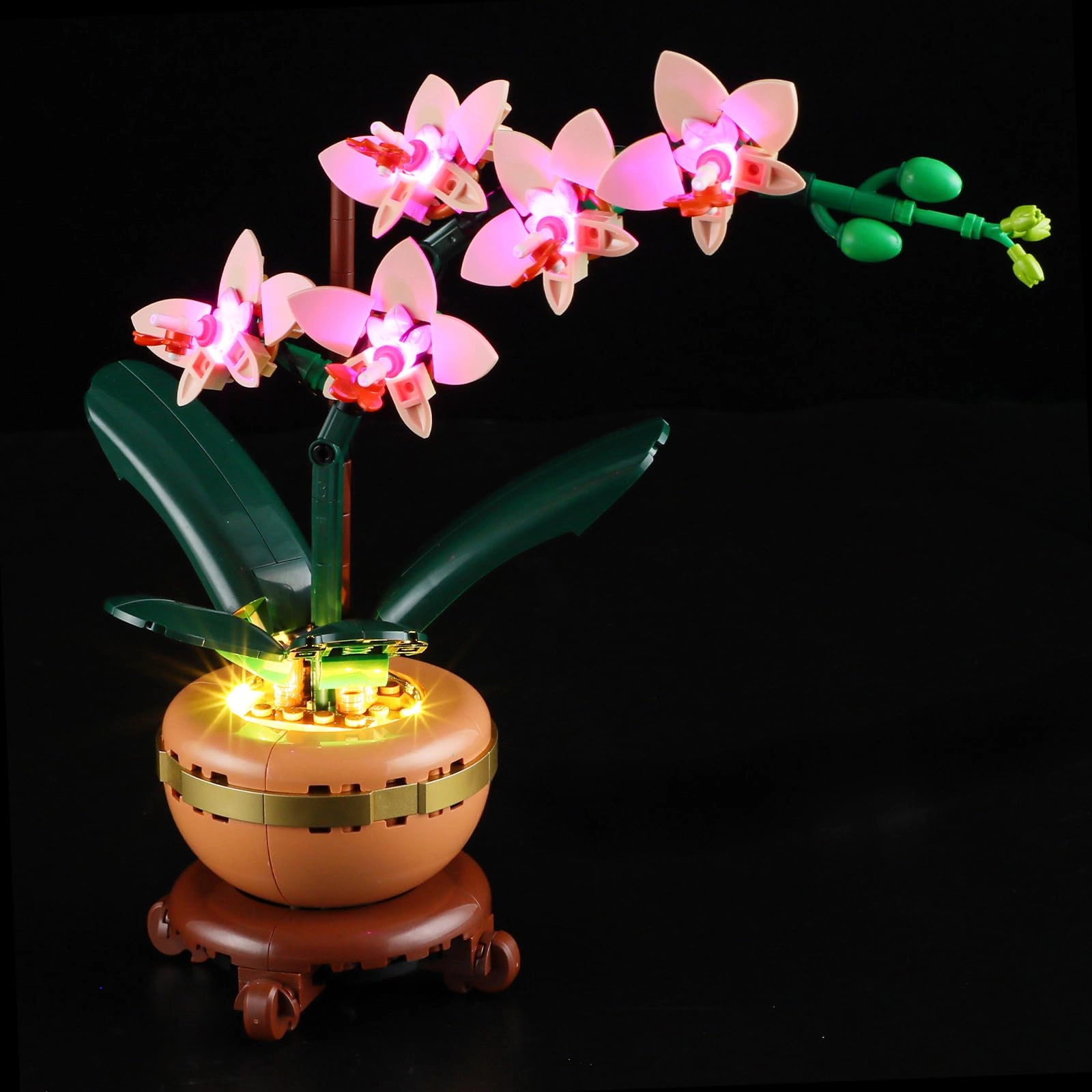 BVOPLME LED Light Kit Compatible with Lego Mini Orchid Set
