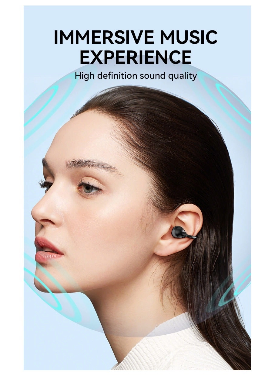 Open Ear Clip-On Earbuds Wireless Earbud