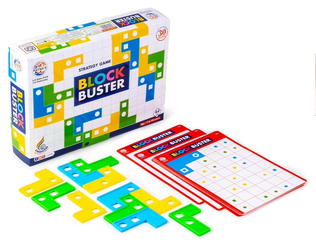 RATNA'S Block Buster Strategy Game Puzzle (1281)