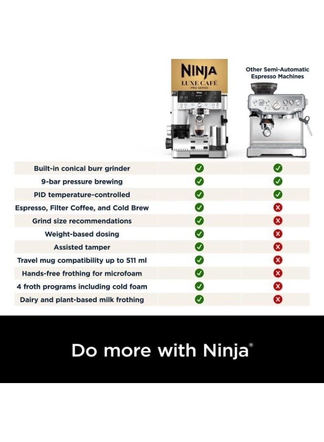 Luxe Premier - 3-in-1 integrated grinder frother