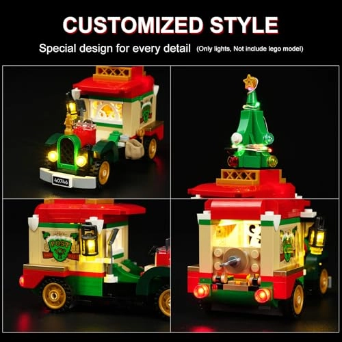 Lego Santa’s Delivery Truck (40746) LED Light Kit