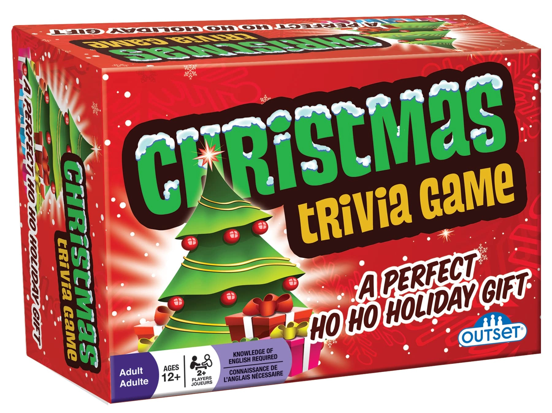 Outset Christmas Trivia - 220 Cards - Card Game
