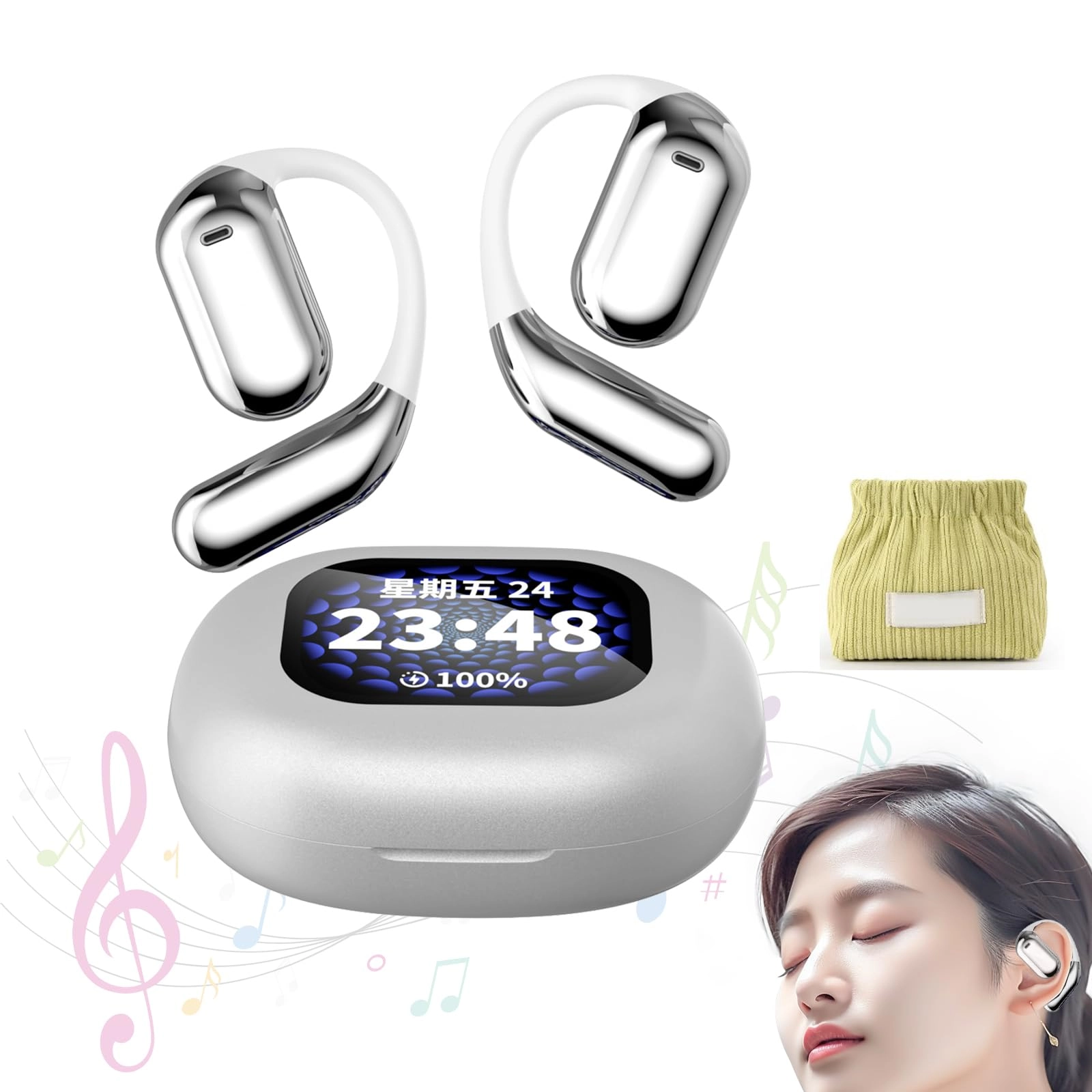 Earbud 9121 Open Ear Bluetooth Earbuds Wireless Earbud
