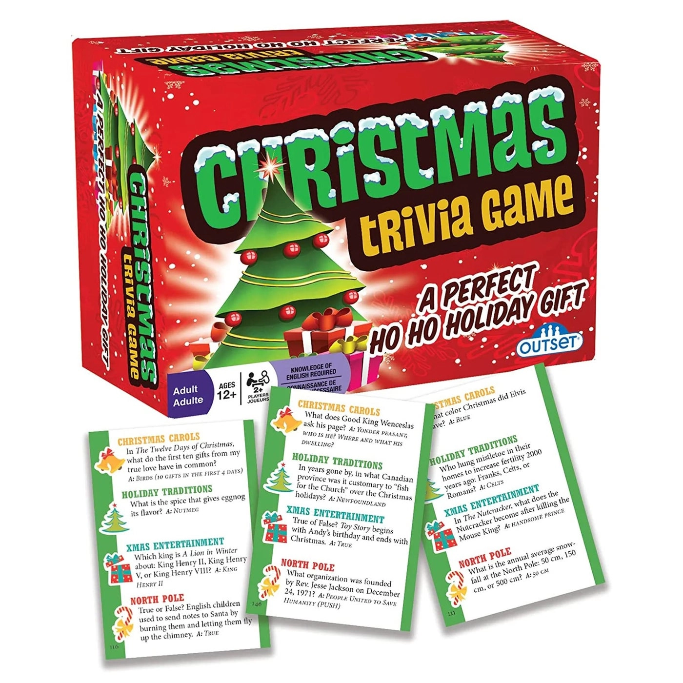 Christmas Trivia - 220 Cards - Card Game