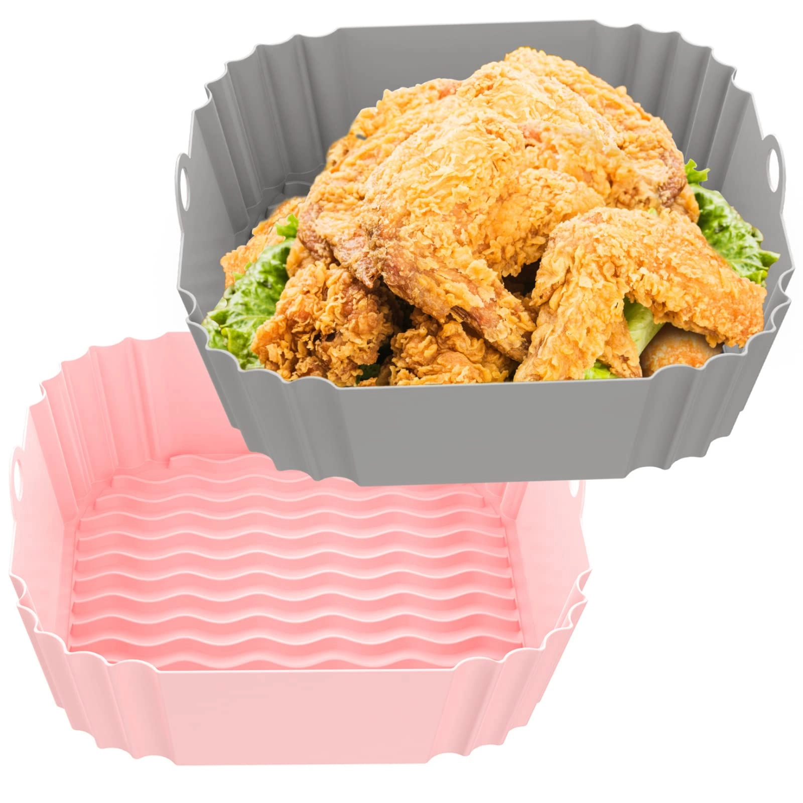 OUTXE Air Fryer Liners - Silicone 2-Pack