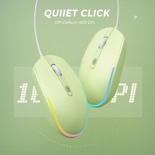 Wired LED RGB Backlit Mouse - USB