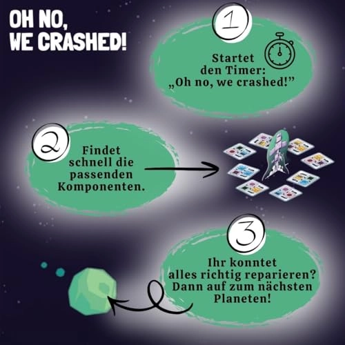 OH NO, WE Crashed: Edition Spielwiese (German)