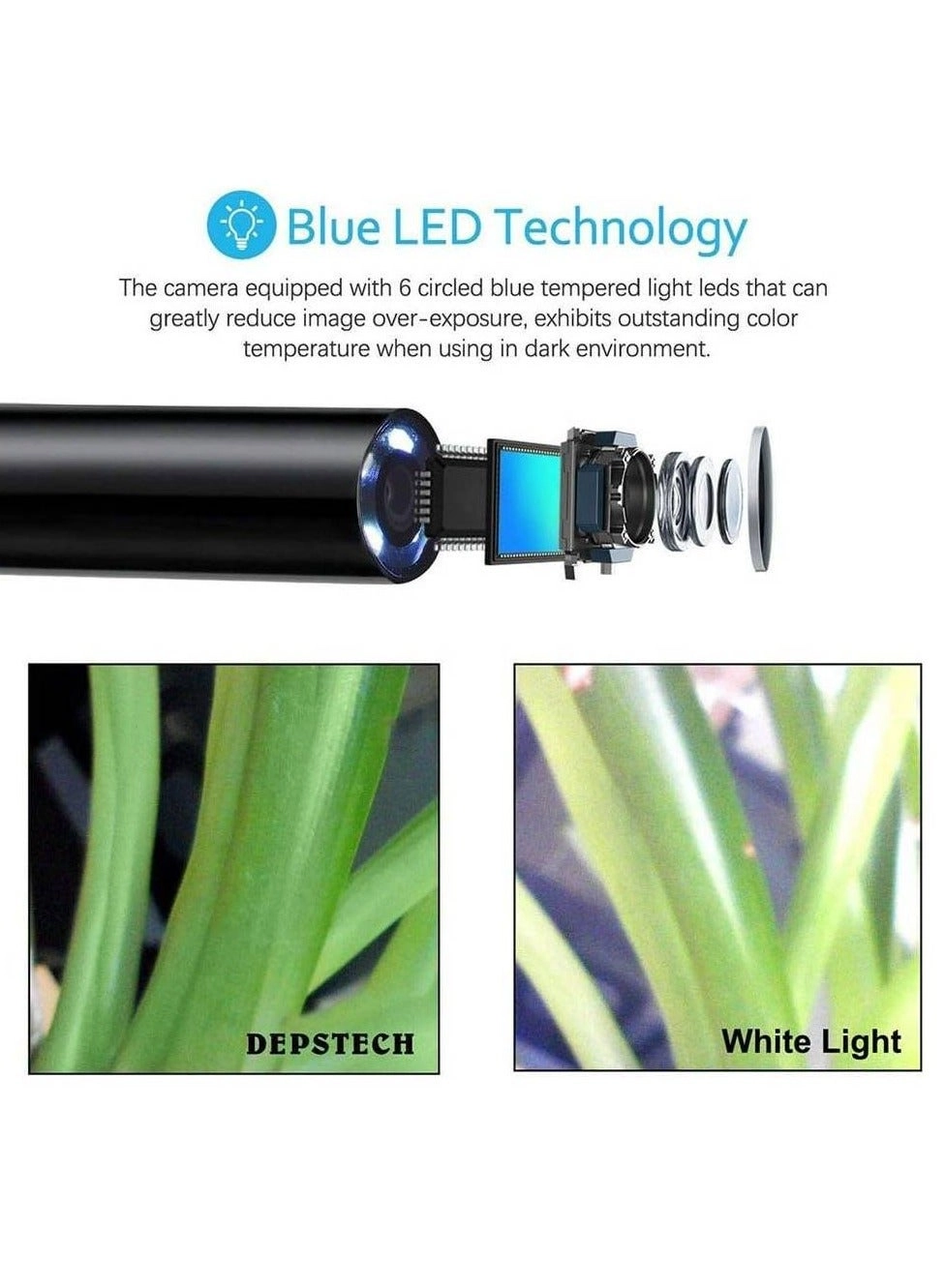 3-in-1 Type-C USB Endoscope - HD Waterproof Smartphone Compatible