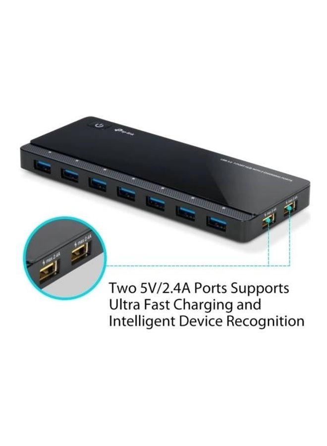 7-Port USB 3.0 Hub - 2 Charging Ports