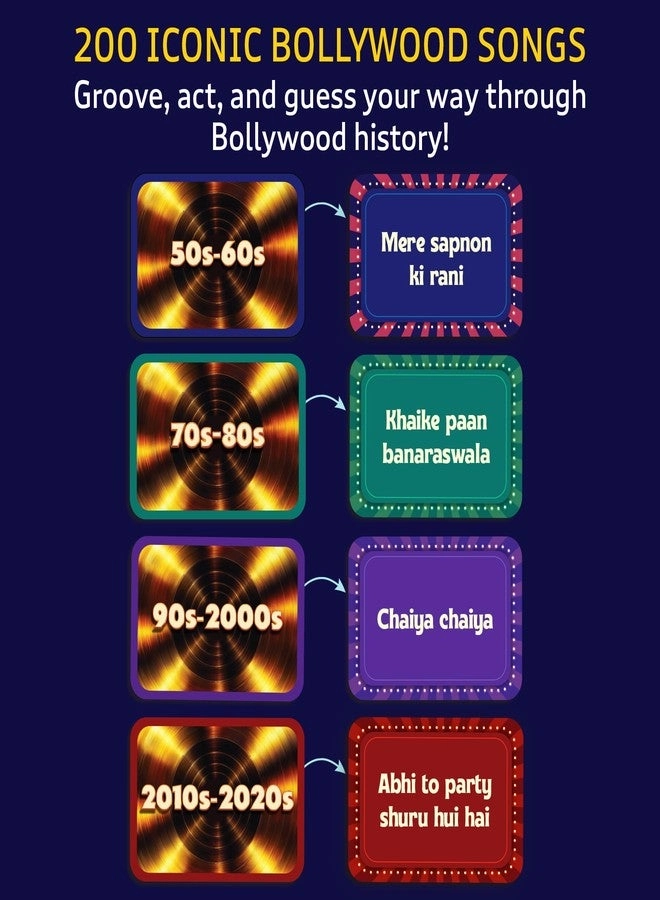 Bollywood Beats - 200 Game Cards 1 Spinner