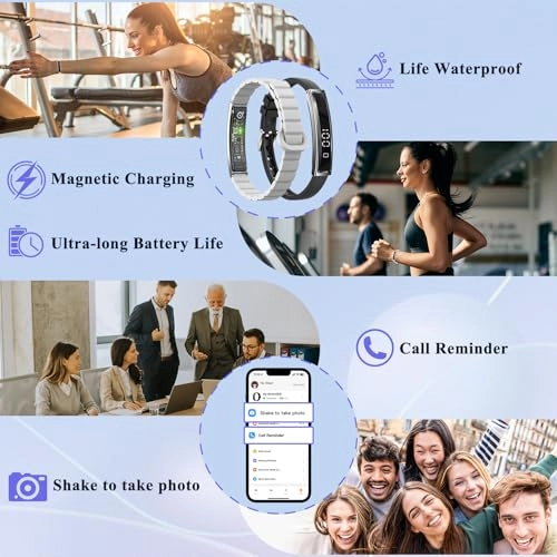 B3 Smart Bracelet - Light Gray 0.89 Inches