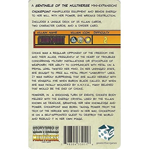 Sentinels of The Multiverse: Chokepoint Mini Expansion