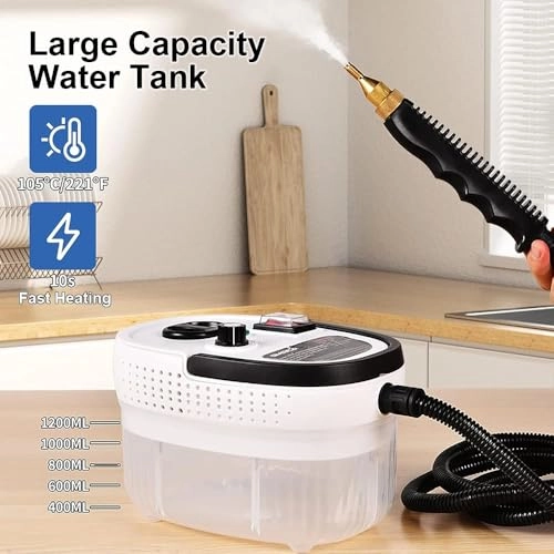 High Pressure Steam Cleaner - 3Bar 1200ml