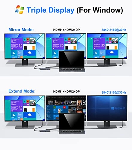13-in-1 Docking Station - Dual 4K 100W Power Delivery