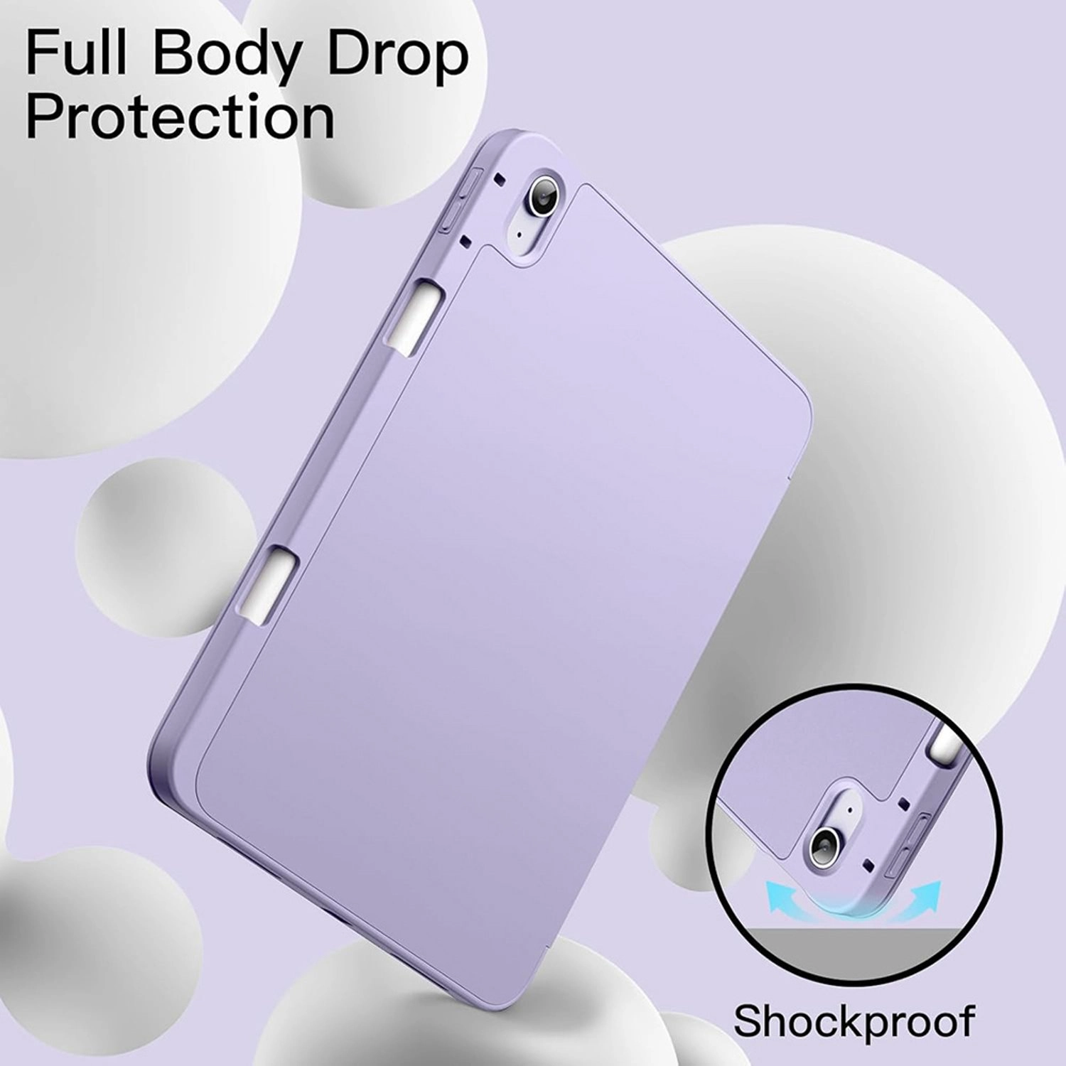 Tri-Fold Case with Pencil Holder for iPad Air 11-inch (2024)