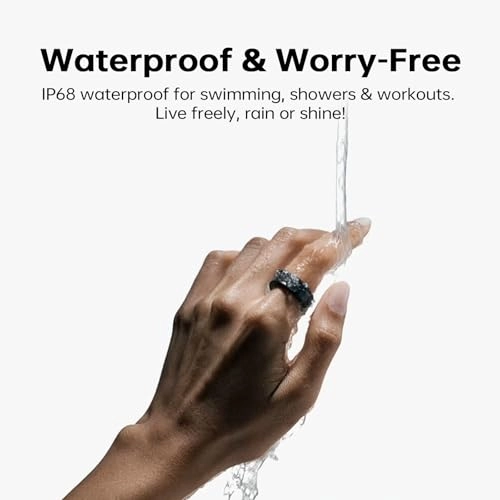 Smring Smart Ring - Gold #9 10 Days Battery Life