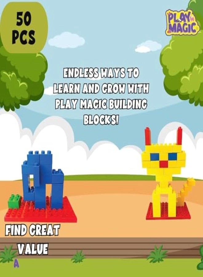 DIY Building Block Construction Set - 50 pcs